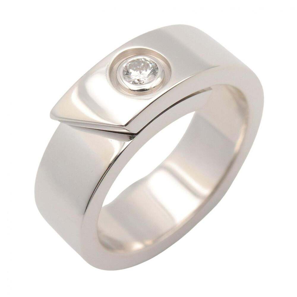 CARTIER 18k White Diamond Ring
